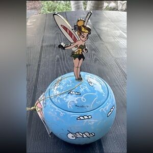 Romero Britto Disney 4019377 Tinker Bell Figurine Lidded Box NIB RARE 2010 tink